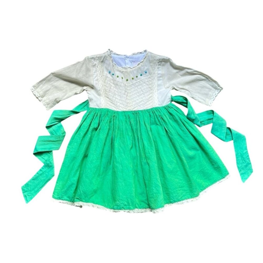 Well Dressed Wolf Green Victorian Dress 24 months
